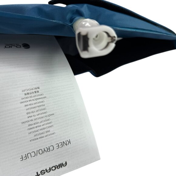 New NWT DJO Global AIRCAST Large Knee Cuff Only. Blue, Cold Therapy - Picture 2 of 4